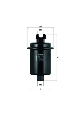 Palivový filtr KNECHT KL111