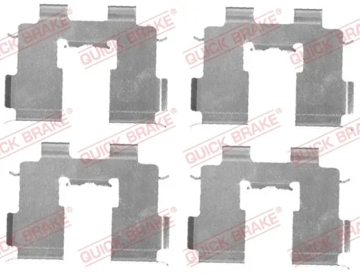 Sada prislusenstvi, oblozeni kotoucove brzdy QUICK BRAKE 109-1717