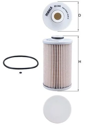 Palivový filtr KNECHT KX344D