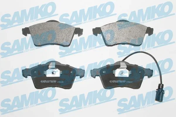 Sada brzdových destiček, kotoučová brzda SAMKO 5SP787