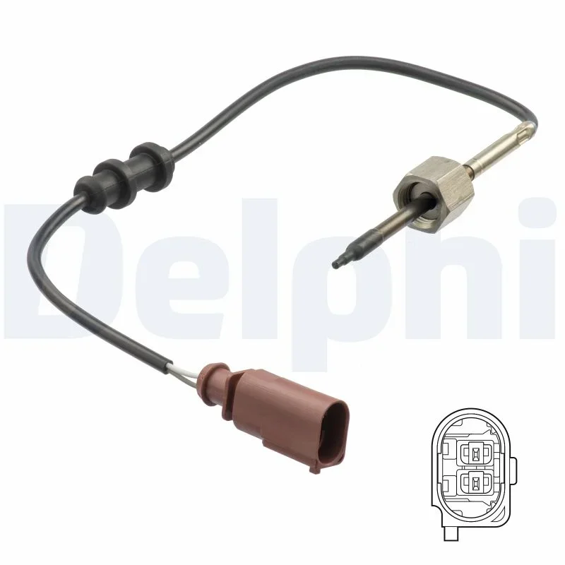 Čidlo, teplota výfukových plynů DELPHI TS30185 – OE 03G906088E Čidlo, teplota výfukových plynů DELPHI TS30185 – OE 03G906088E