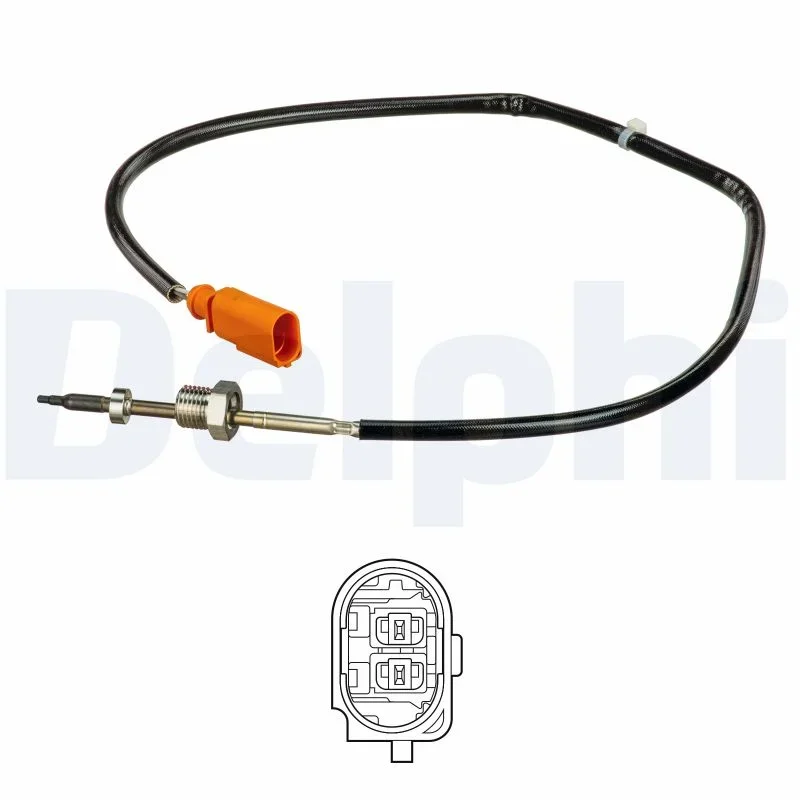 Čidlo, teplota výfukových plynů DELPHI TS30164 – OE 04L906088B Čidlo, teplota výfukových plynů DELPHI TS30164 – OE 04L906088B