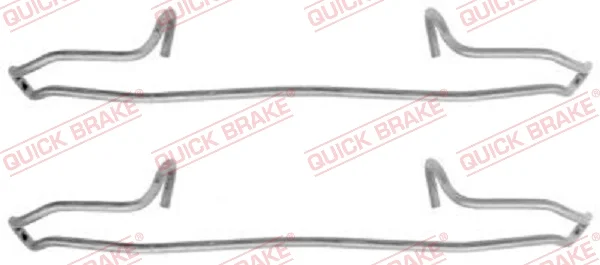 Sada prislusenstvi, oblozeni kotoucove brzdy QUICK BRAKE 109-1159