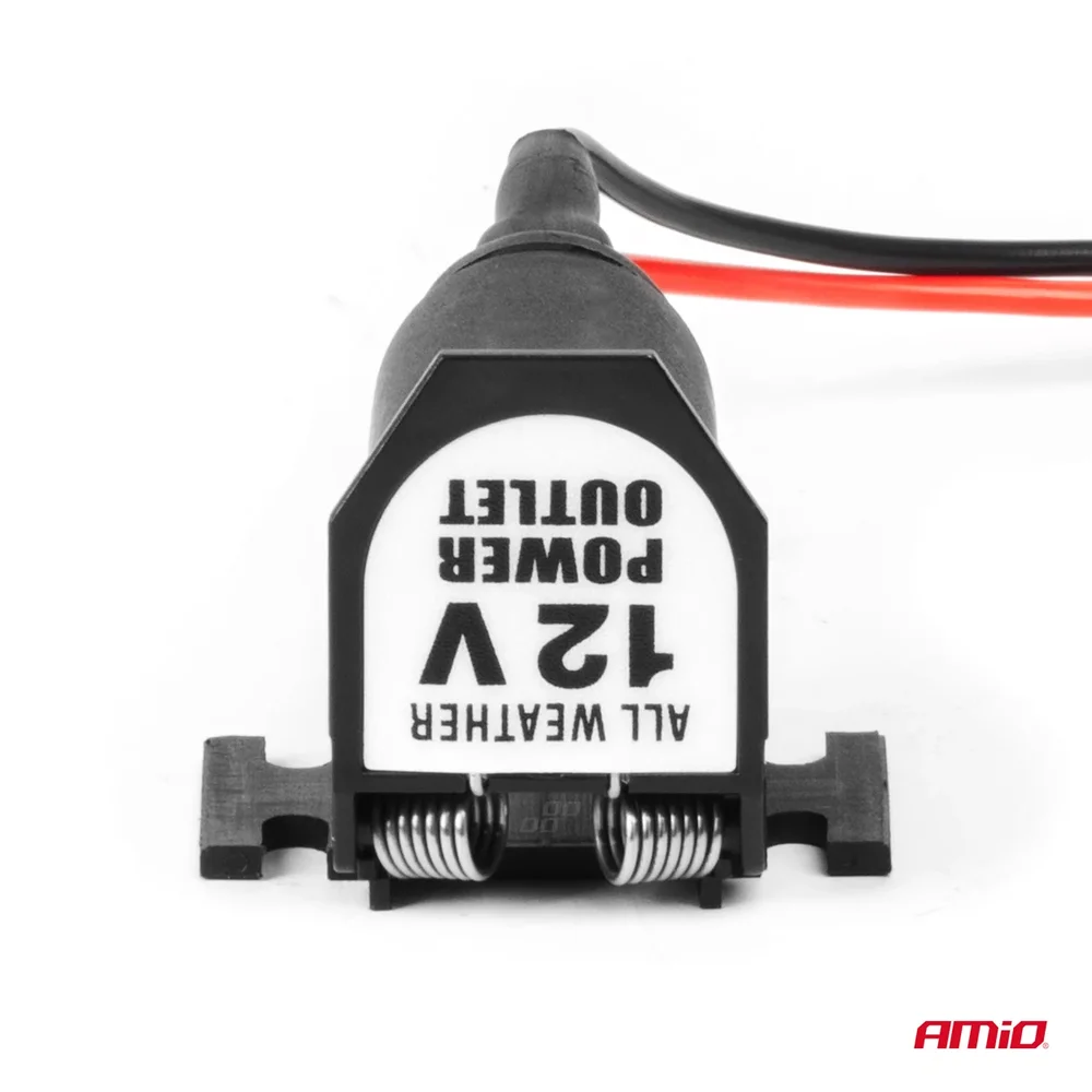 Zásuvka autozapalovače s klapkou 12V 24V AMiO-04128 - Obrázek 3