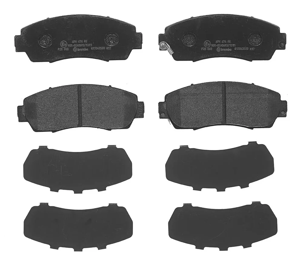 Sada brzdových destiček, kotoučová brzda BREMBO P28068