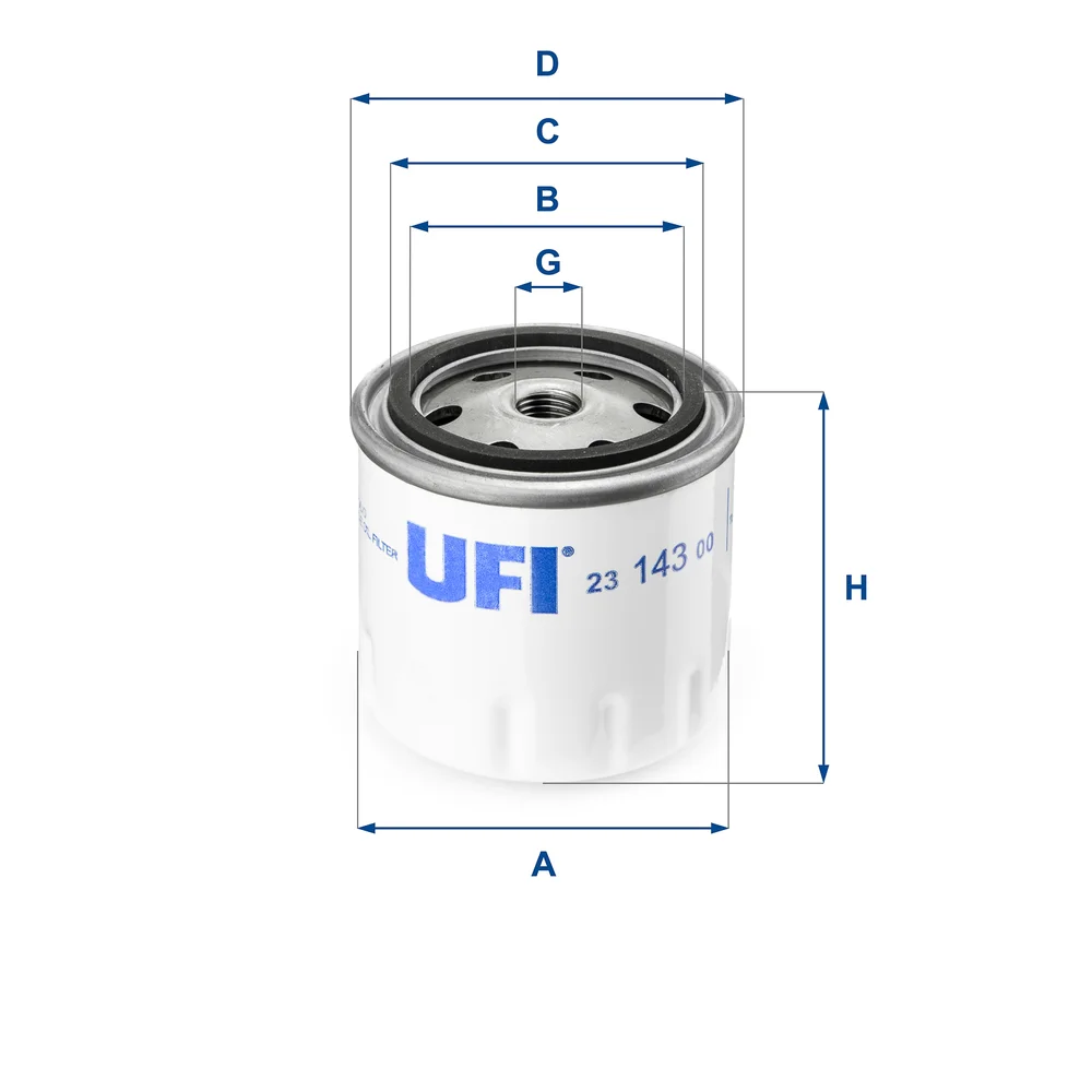 Olejový filtr UFI 23.143.00 – OE 93156261