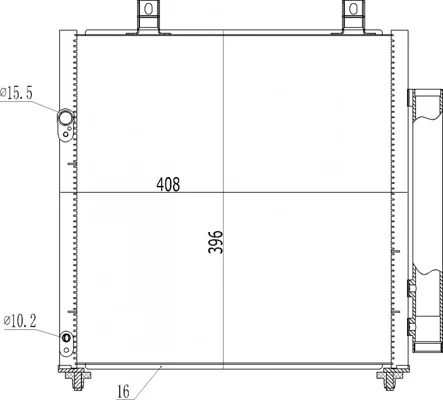 CHLADIČ DO KLIMAT.MITSUBISHI SPACE 12- HART 621625 – OE 7812A229