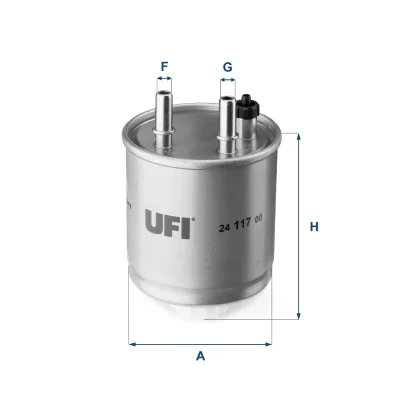 Palivový filtr UFI 24.117.00 – OE 164003978R