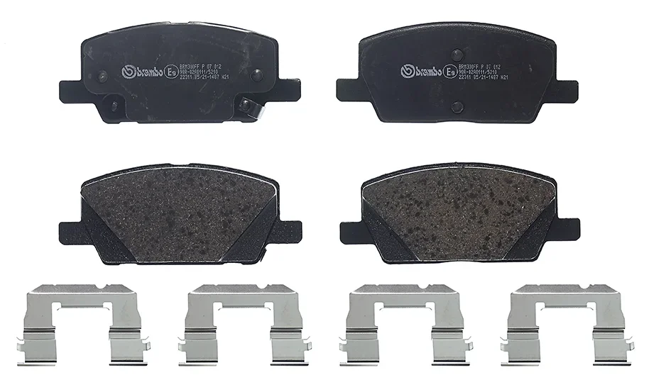 Sada brzdových destiček, kotoučová brzda BREMBO P07012