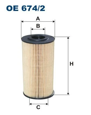 FI OE674/2 Filtr olejový FILTRON
