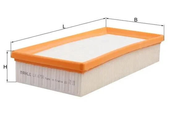 Vzduchový filtr KNECHT LX4758 – OE 1770940004