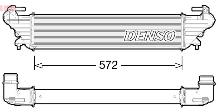 Chladič turba DENSO DIT09114 – OE 51887954