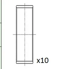 Ojniční ložisko FAI AutoParts BB2073-025 – OE 038105701A