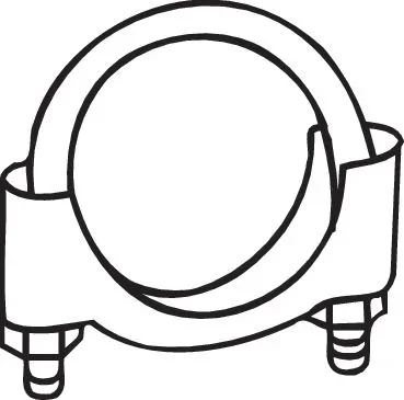 Výfuková spona M8, průměr 60 mm ORION EXHAUST PARTS 610-260w
