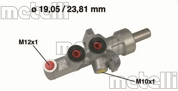 Hlavní brzdový válec METELLI 05-0619