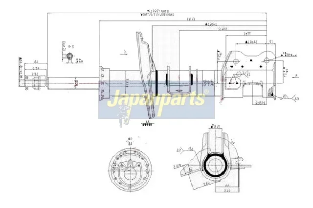 Tlumič pérování JAPANPARTS MM-00159