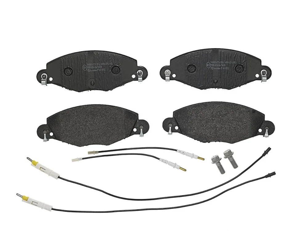 Sada brzdových destiček, kotoučová brzda BREMBO P61072