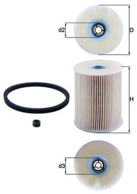 Palivový filtr MAHLE KX231D
