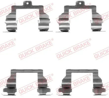 Sada prislusenstvi, oblozeni kotoucove brzdy QUICK BRAKE 109-1291