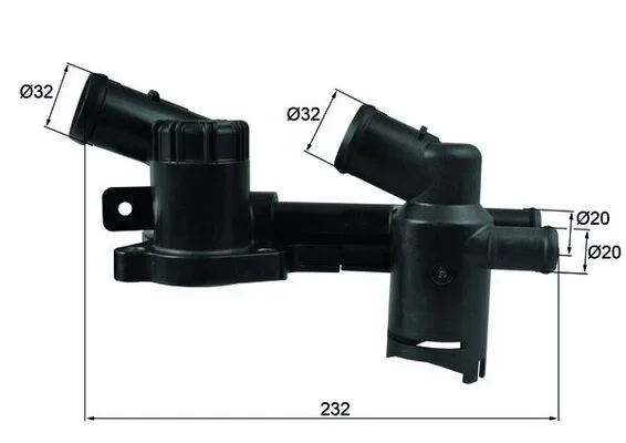 Termostat, chladivo MAHLE TH52 – OE 03F121111A