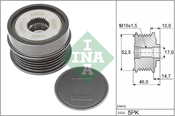 Předstihová spojka Schaeffler INA 535037210