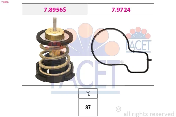 Termostat, chladivo FACET 7.8956 – OE 04E121113G