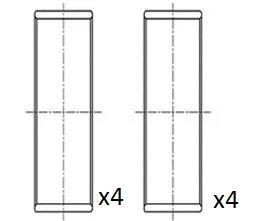 Ojniční ložisko FAI AutoParts BB2068-025 Ojniční ložisko FAI AutoParts BB2068-025