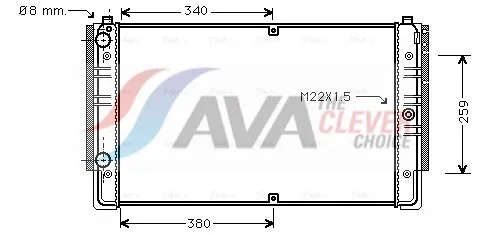 Chladič, chlazení motoru AVA Clever Choice VNA2149 Chladič, chlazení motoru AVA Clever Choice VNA2149