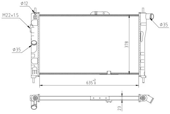 CHLADIČ ESPERO 1.5-2.0 94-97 HART 605559