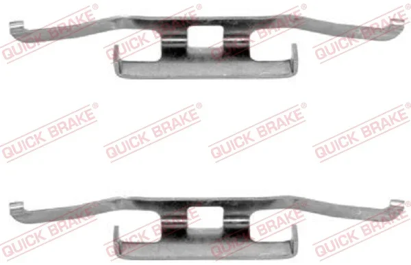Sada prislusenstvi, oblozeni kotoucove brzdy QUICK BRAKE 109-1098