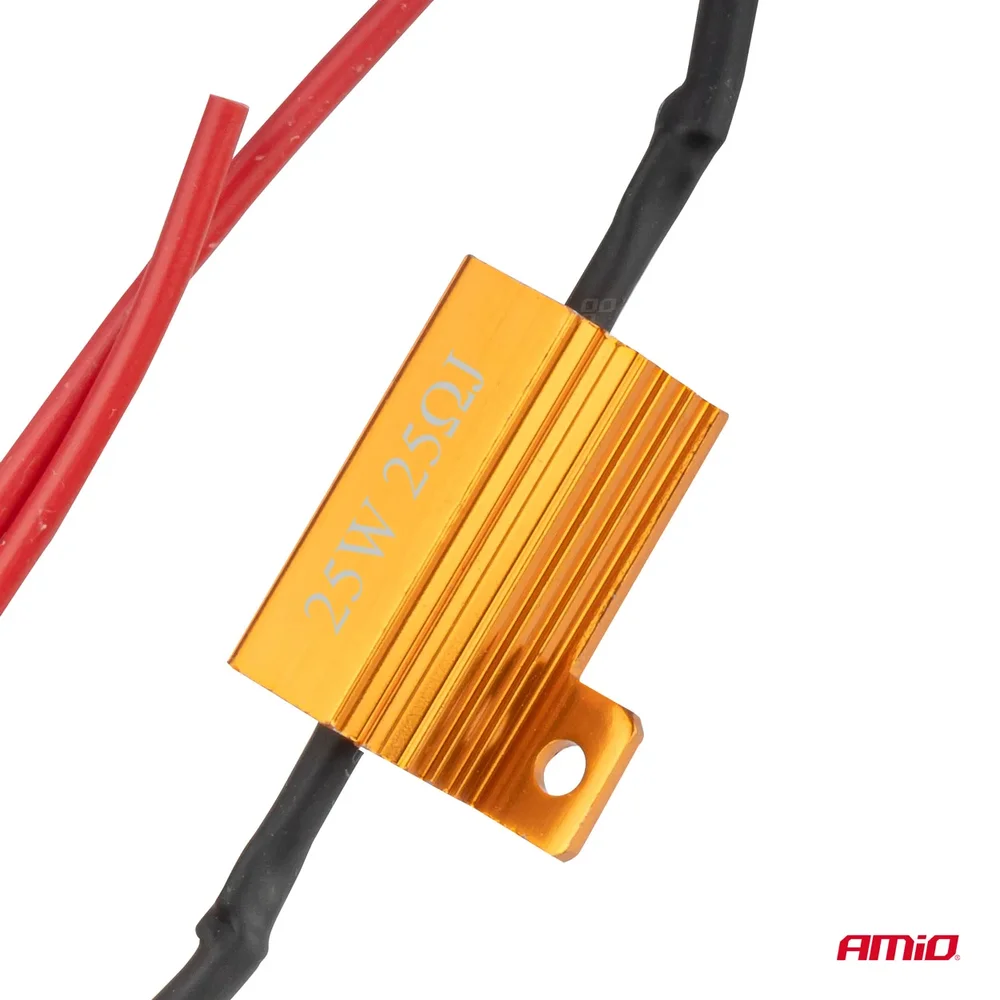 CANBUS rezistor pro LED žárovky 25Ω 25W AMIO-04093 - Obrázek 3