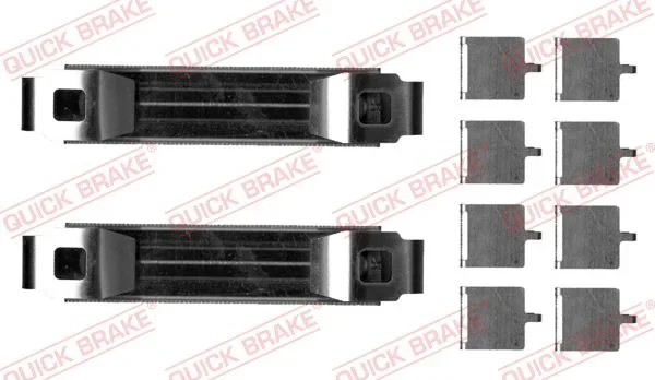 Sada prislusenstvi, oblozeni kotoucove brzdy QUICK BRAKE 109-0029 Sada prislusenstvi, oblozeni kotoucove brzdy QUICK BRAKE 109-0029