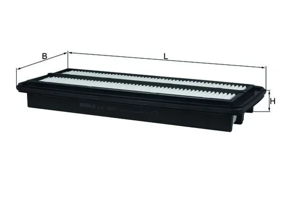 Vzduchový filtr MAHLE LX3601 – OE 17220RL0G00