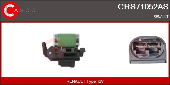 Předřadný odpor, elektromotor-ventilátor chladiče CASCO CRS71052AS