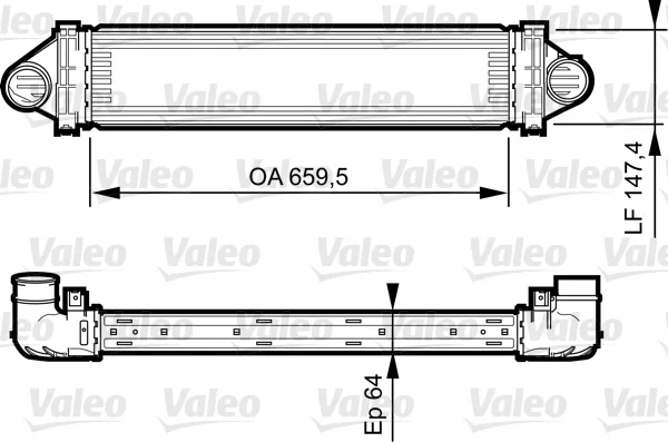 Chladič turba VALEO 818240